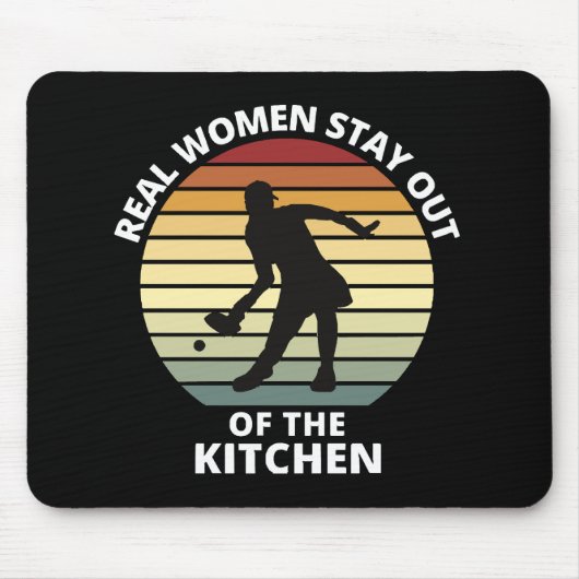 Vintag Funny Pickleball Mousepad (Vorne)