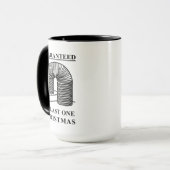 Vintag Funny Vater Weihnachtsangebot Zerbrochen Sp Tasse (Vorderseite Links)