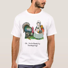 Vintag für den Erntedank bereit T-Shirt