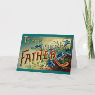 Vintag für meinen lieben Vater Karte