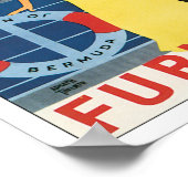 Vintag Furness Bermuda Poster (Ecke)