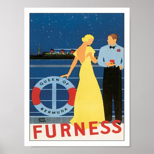 Vintag Furness Bermuda Poster (Vorne)