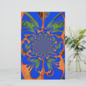 Vintag Fusion Hakuna Matata Fusion Designer Graph Briefpapier (Stehend Vorderseite)