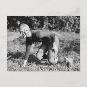 Vintag Fußball, 1919 Postkarte