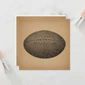 Vintag Fußball Illustriert Antisportkunst Karte (Vorderseite/Rückseite Beispiel)