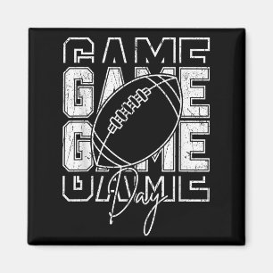 Vintag Game Day Football Funny Gameday Team Sport Magnet