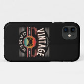VINTAG GAMER-BEGRENZTE AUSGABE Case-Mate iPhone HÜLLE (Rückseite (Horizontal))