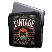 VINTAG GAMER-BEGRENZTE AUSGABE LAPTOPSCHUTZHÜLLE (Vorderseite Links)