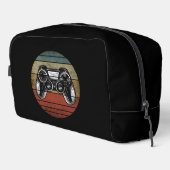 Vintag Gamer Schwarz und Weiß Waschbeutel (Rechte Ecke)