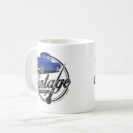 Vintag Garage 1955 Kaffeetasse (Vorderseite Links)
