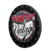 Vintag Garage Corvettes Dartscheibe (Vorderseite rechts)