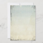 Vintag Garage Poster Party Einladung (Rückseite)