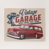 Vintag Garage Wagon Jigsaw Puzzle (Horizontal)
