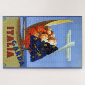 Vintag Garda Italy Europe Air Travel Puzzle (Horizontal)