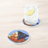 Vintag Garda Italy Europe Air Travel Untersetzer (Seite)