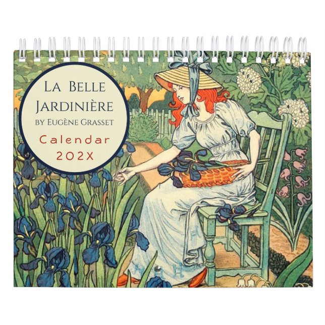 Vintag Garden Art Nouveau Grasset Jardiniere Kalender (Titelbild)