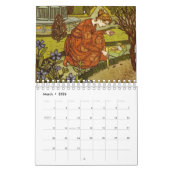 Vintag Garden Art Nouveau Grasset Jardiniere Kalender (Mär 2026)