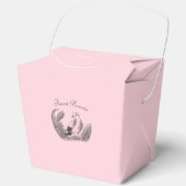 Vintag Garden Bird - einfarbige Blume Geschenkschachtel (Vorderseite)