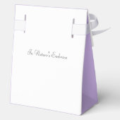 Vintag Garden Bird - einfarbige Blume Geschenkschachtel (Rückseite)