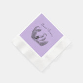 Vintag Garden Bird - Elegante Melodie Serviette (Ecke)