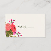 Vintag Garden Blank Wedding Platzkarten 100 pk (Rückseite)