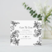 Vintag Garden Blätter Classic Budget Wedding (Stehend Vorderseite)