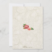 Vintag Garden Bridal Dusche Einladung (Rückseite)