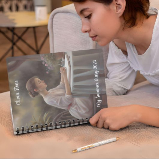 Vintag Garden - My Summer Diary Notebook Notizblock