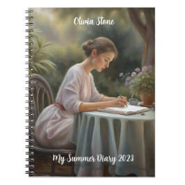 Vintag Garden - My Summer Diary Notebook Notizblock