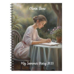 Vintag Garden - My Summer Diary Notebook Notizblock