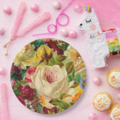 Vintag Garden Party Floral Pappteller (Party)