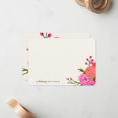 Vintag Garden Personalisiert Stationierung Mitteilungskarte (Vorderseite/Rückseite Beispiel)