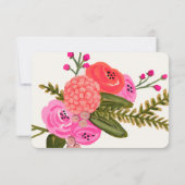 Vintag Garden Response Card (im Detail) RSVP Karte (Rückseite)