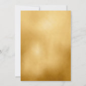 Vintag Garden Rose und Gold Simple Wedding Einladung (Rückseite)