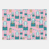 Vintag Garden Tee Party Geschenkpapier Set (Vorderseite)