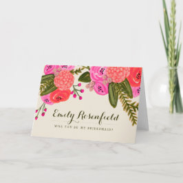 Vintag Garden Wedding Party Card Einladung