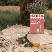 Vintag Garden Whimsical Wedding Tischnummer Card