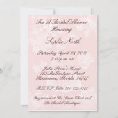 Vintag Gardenia Bridal Dusche Einladung (Rückseite)