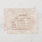 Vintag Gardenia UAWG Einladungskarte (Vorne/Hinten)