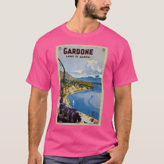 Vintag Gardone Gardone Gardasee Italienische Reise T-Shirt