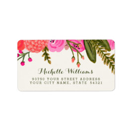 Vintag-Gartenadressen Adressaufkleber