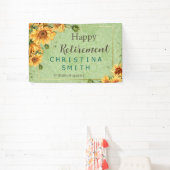 Vintag Gartenanlage Sonnenblumen Banner (InSitu)