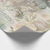 Vintag. Gartenarbeit. Geschenkpapier (Ecke)