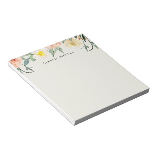 Vintag Gartenblume Notizblock (angewinkelt)