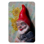 Vintag-Gartengnome Magnet (Vertikal)