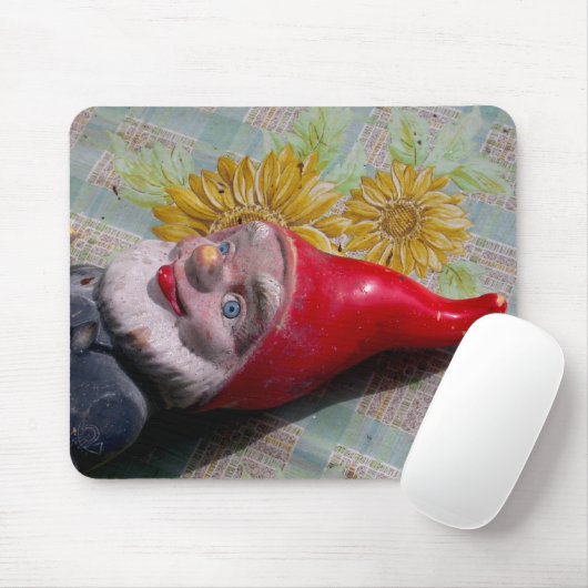 Vintag-Gartengnome Mousepad (Mit Mouse)