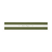 Vintag-Gartenhochzeit Einladungsbanderole (Flach)