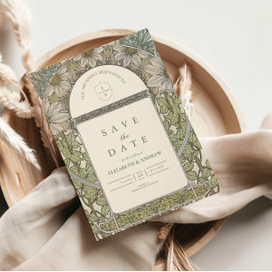Vintag Gartenhochzeit Save The Date