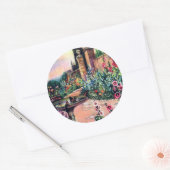 Vintag Gartenrennen Runder Aufkleber (Umschlag)