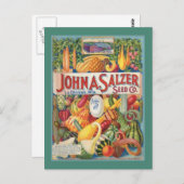 Vintag-Gartensäcke-Packkarte Postkarte (Vorne/Hinten)